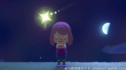 どうぶつ の 森 流れ星 いつ